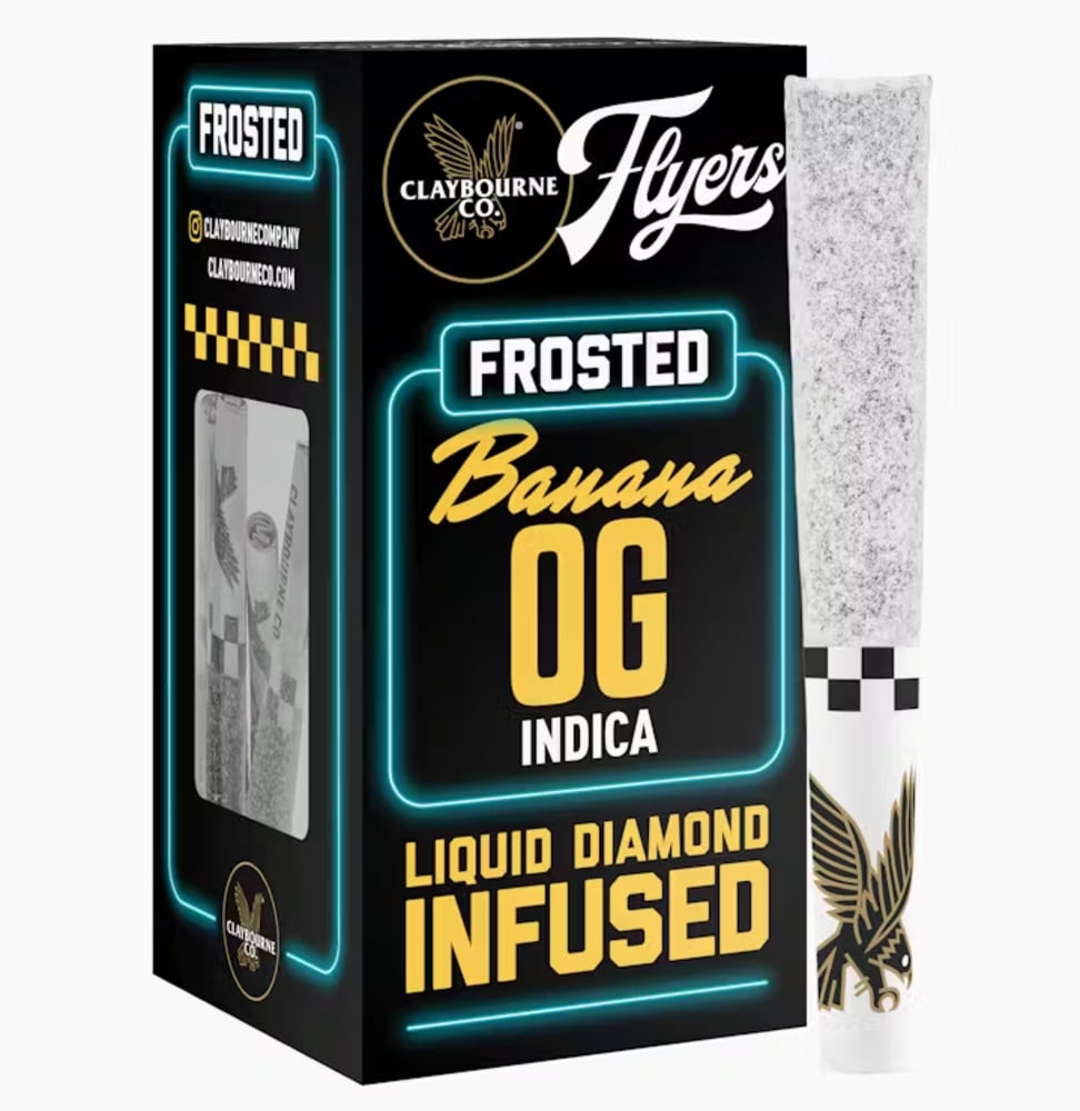 Banana OG (2.5g) - Diamond Frosted Flyers Pre-Rolls