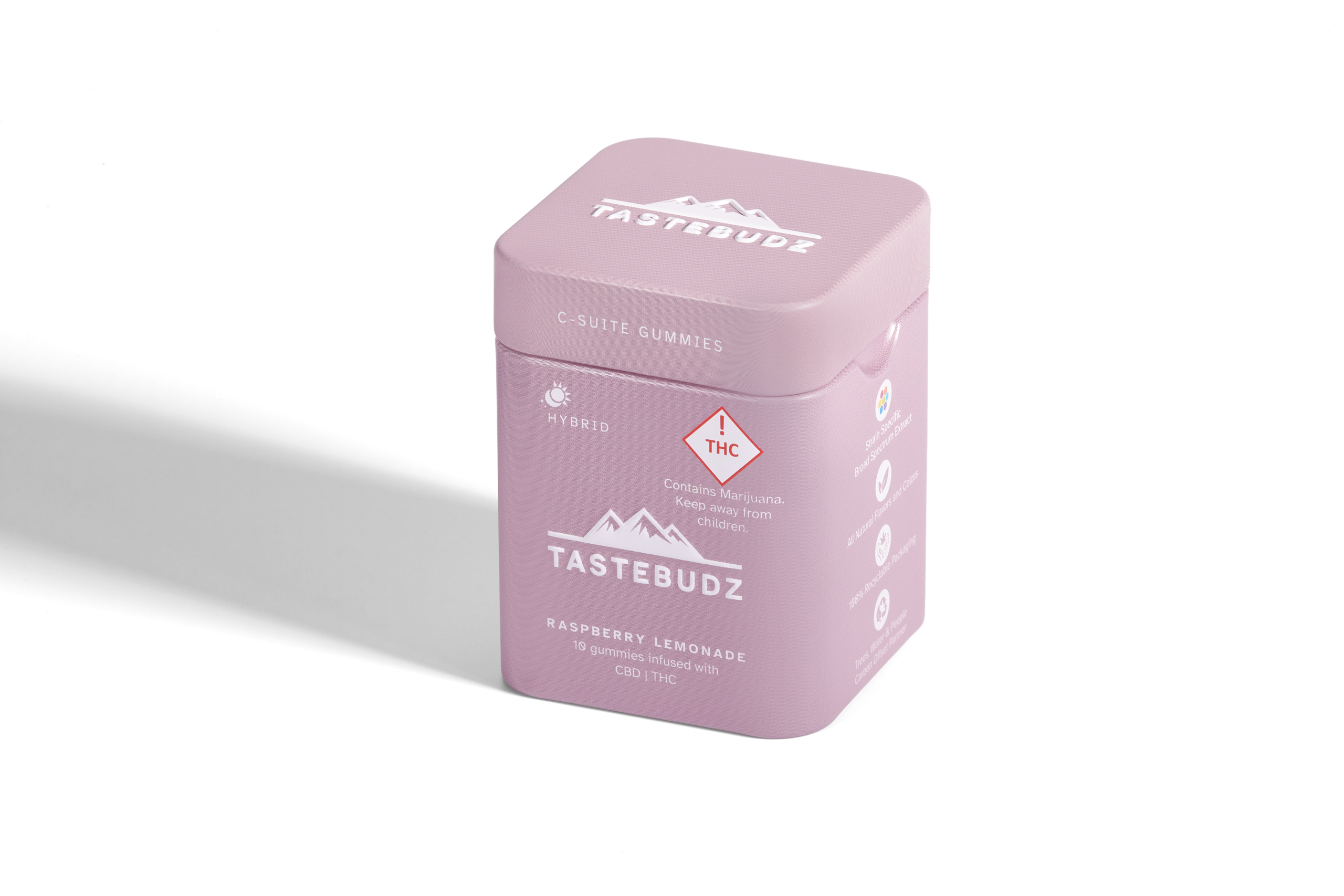 Raspberry Lemonade 50:1 Rosin Gummies | [20pk] (1000mg CBD/20mg THC)