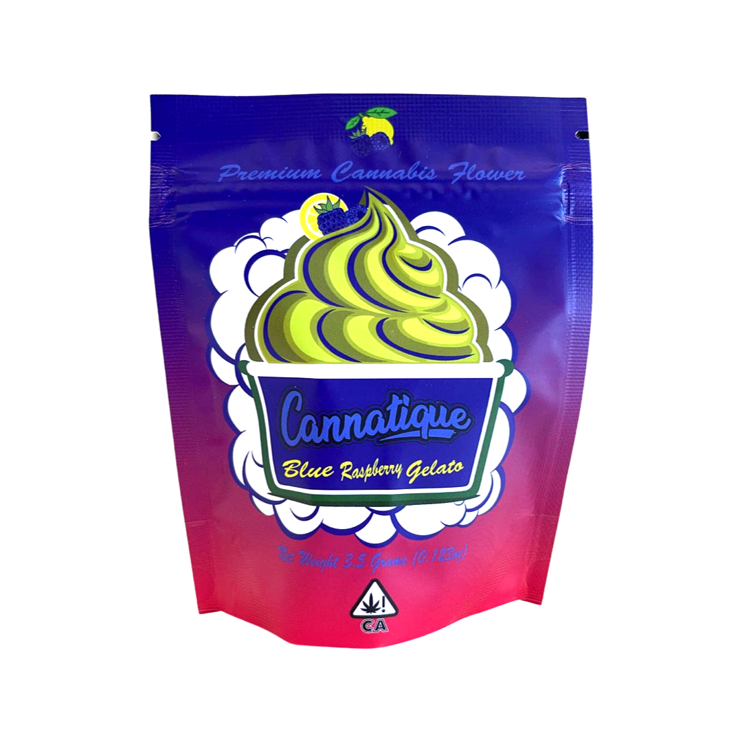 Blue Raspberry Gelato | Cannatique Farms - Jane