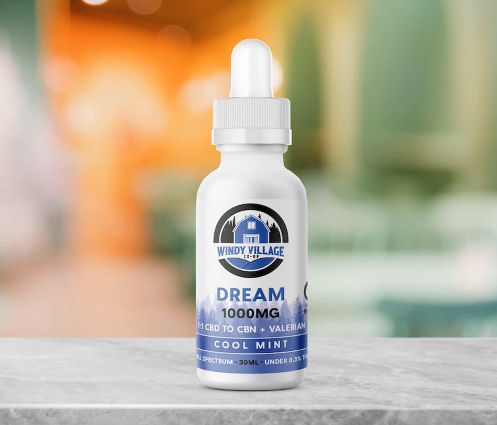 Windy Village - Hemp-Derived CBN:CBD Dream Tincture (1000mg 30mL)