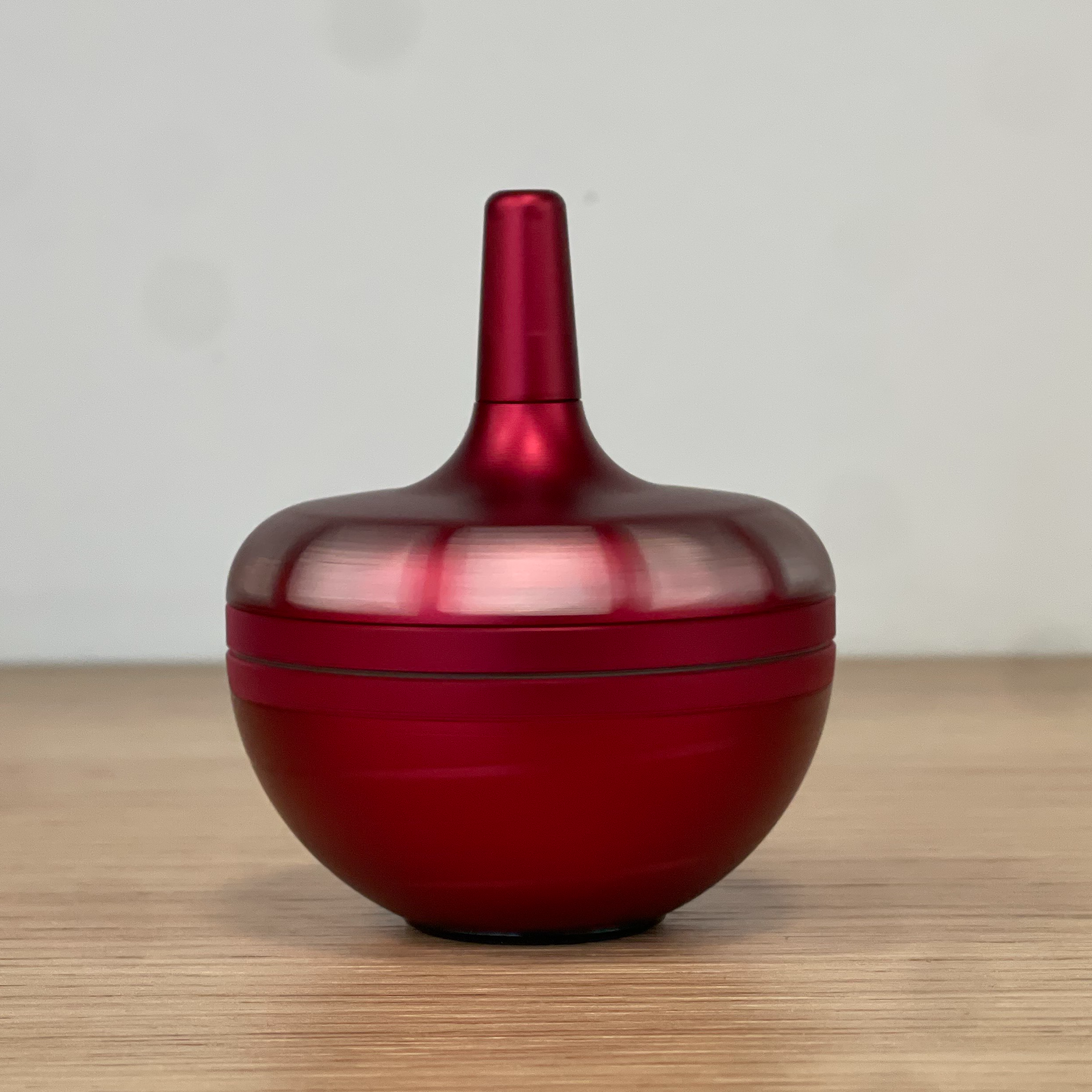 2.4" 4 Part Spinning Pinecone Grinder with Cone Loaded