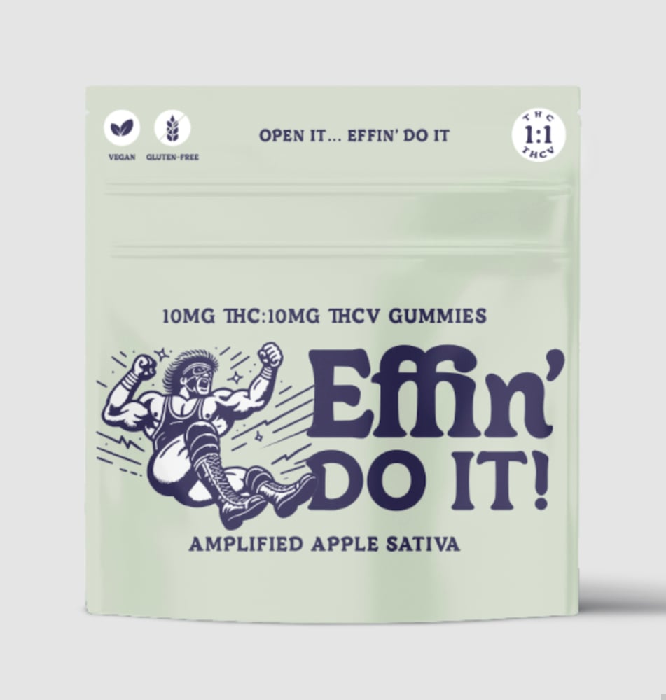 Effin' - Do it Amplified Apple Sativa 1:1 Soft Chews (100mg 20pk)