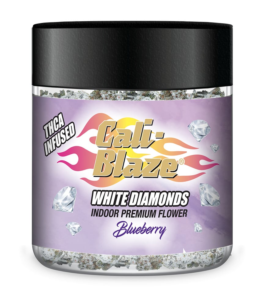 Cali-Blaze - Blueberry White Diamonds - Infused Flower - Indica -