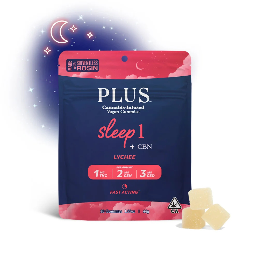 Lychee Sleep 1:2:3 Gummies [Solventless Rosin 20pk]