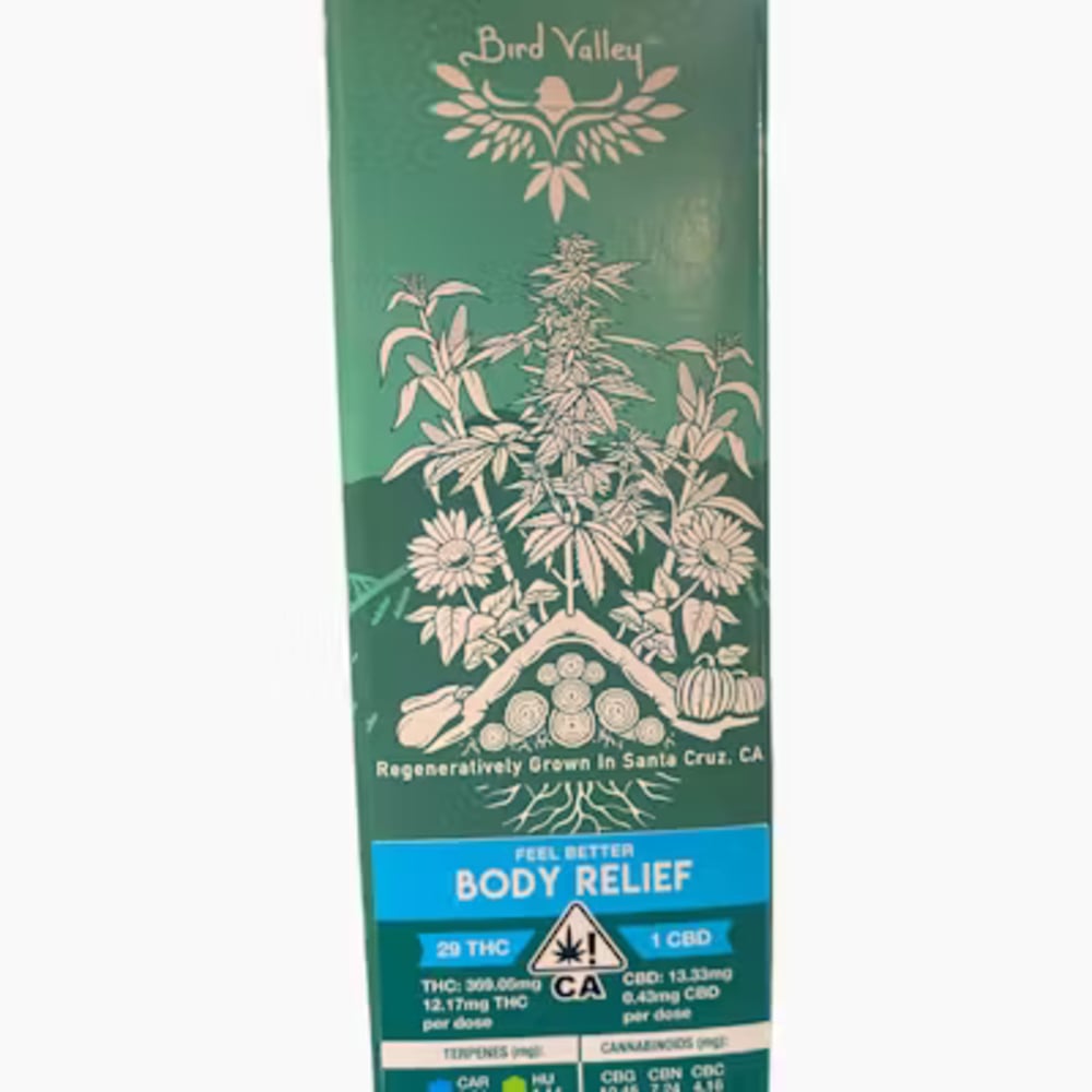 48:1 Body Relief (316mg THC/6.6mg CBD)