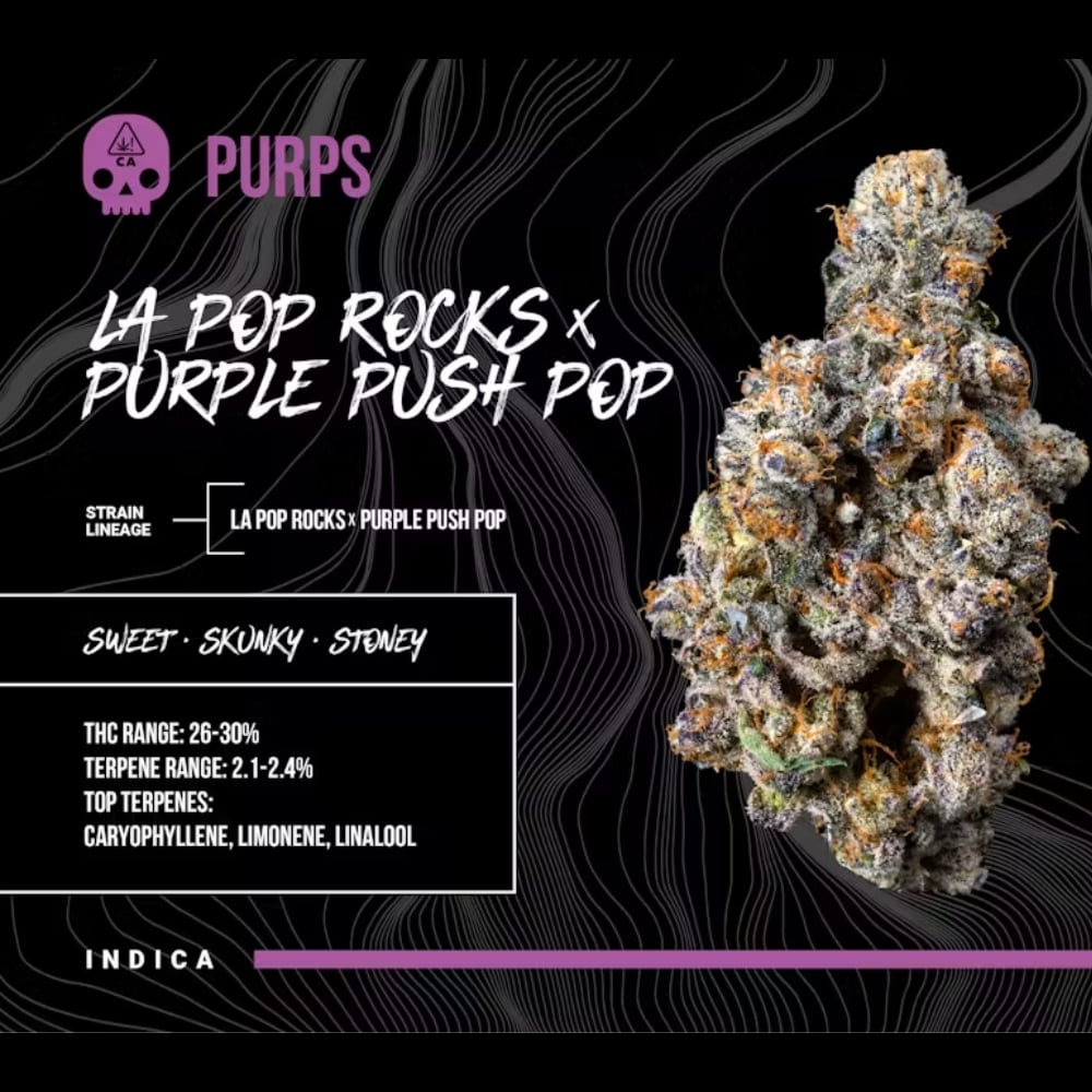 Pop Rocks Purple Push Pop