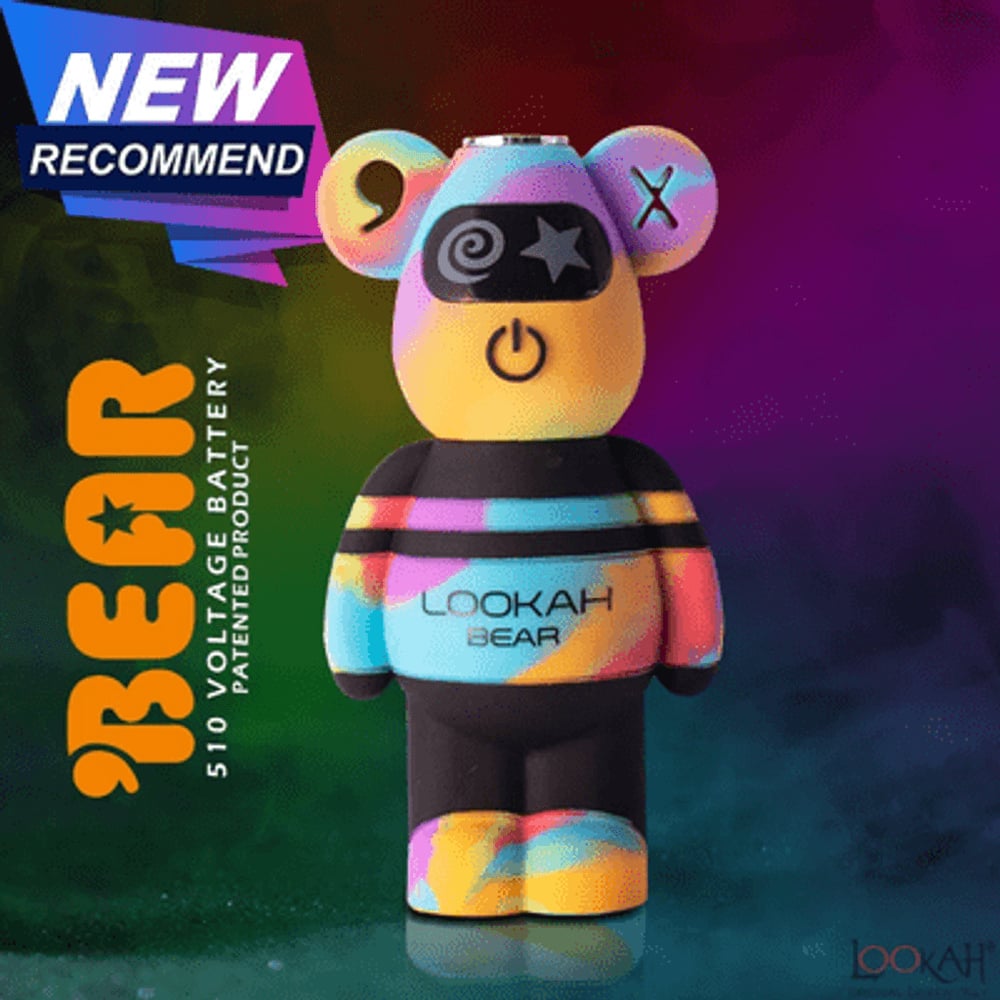 Bear Battery Yellow Tiedye