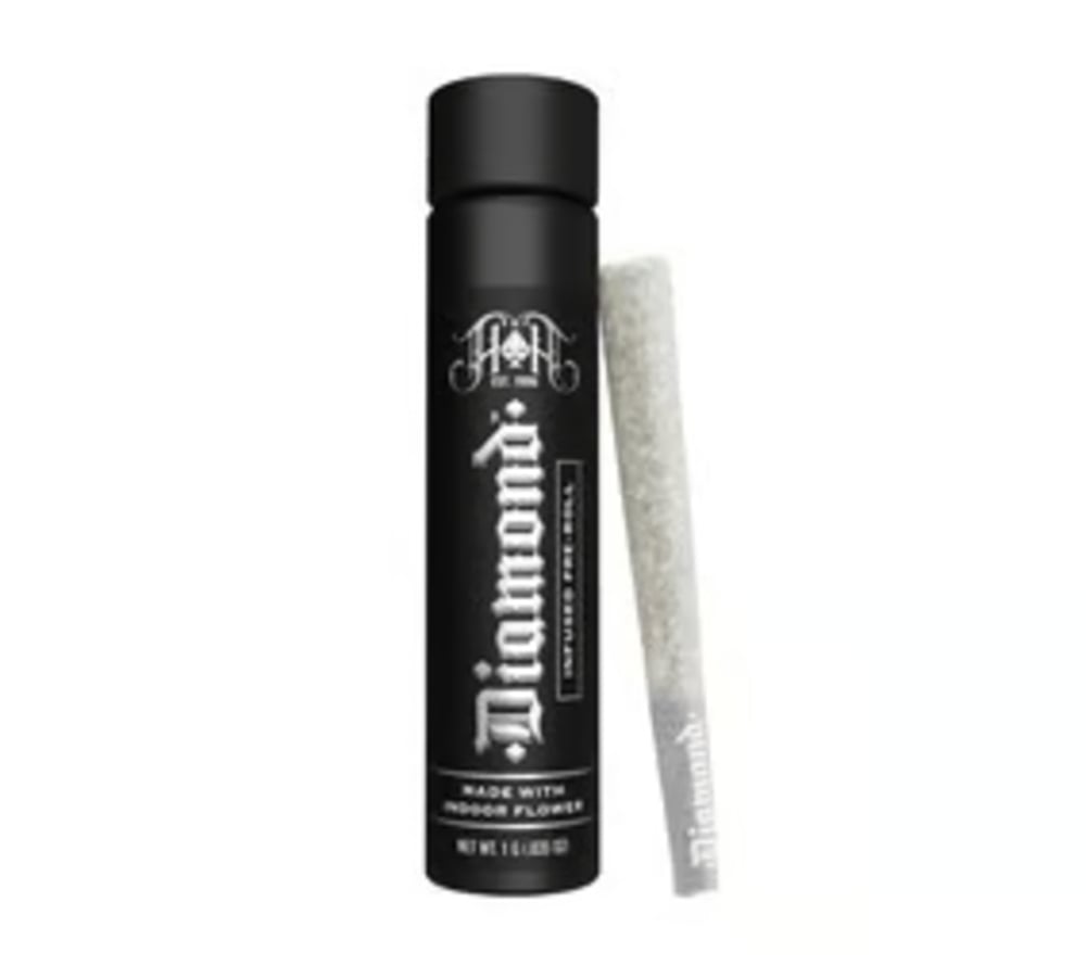 Ridgeline Farms: Lemonberry Lantz | Hybrid - ULTRA Diamond Infused Pre-Roll - 1G Joint