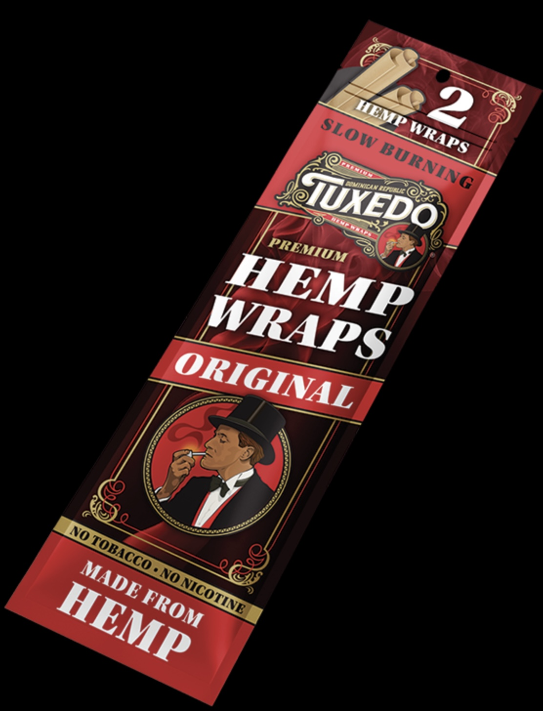 Tuxedo Hemp Wraps - Original [2pk]