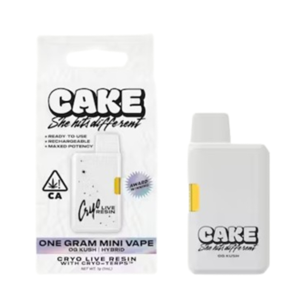 OG Kush [1250mg] | CAKE she hits different | Cannabis Vape - Purple Lotus