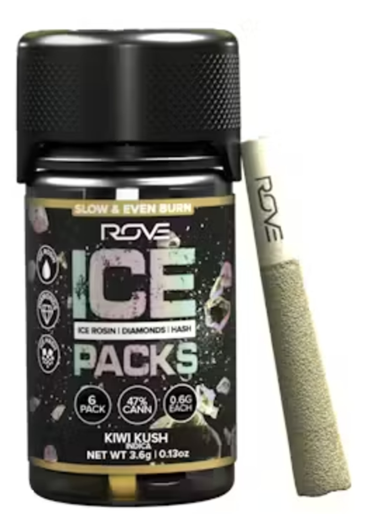 Kiwi Kush - Infused Ice Packs (Rosin, Hash, and Diamonds) [6x 0.6g]