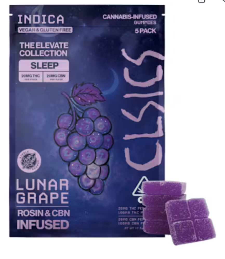 Lunar Grape [5pk] (100mg THC/100mg CBN)