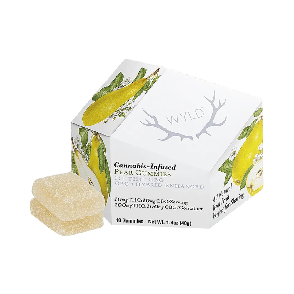 Pear 1:1 CBG + Hybrid Enhanced Gummies | 100mg
