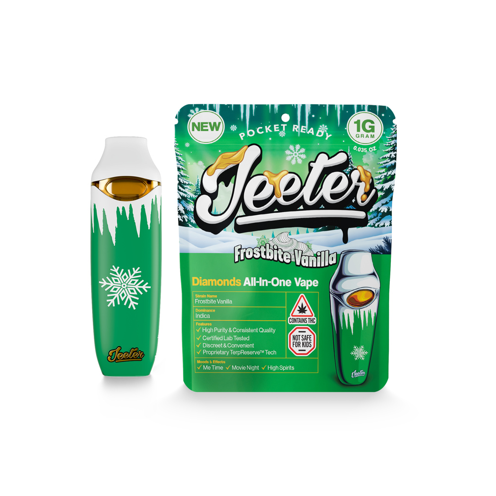 Shop Jeeter - Frostbite Vanilla (I) Liquid Diamond Disposable Vape (1g) |  Fine Fettle - Smyrna Dispensary Smyrna, GA
