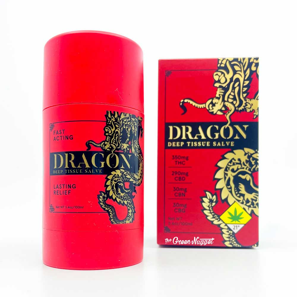 1:1 Dragon Balm [3.4oz] (350mg CBD/290mg THC/30mg CBN/30 CBG)