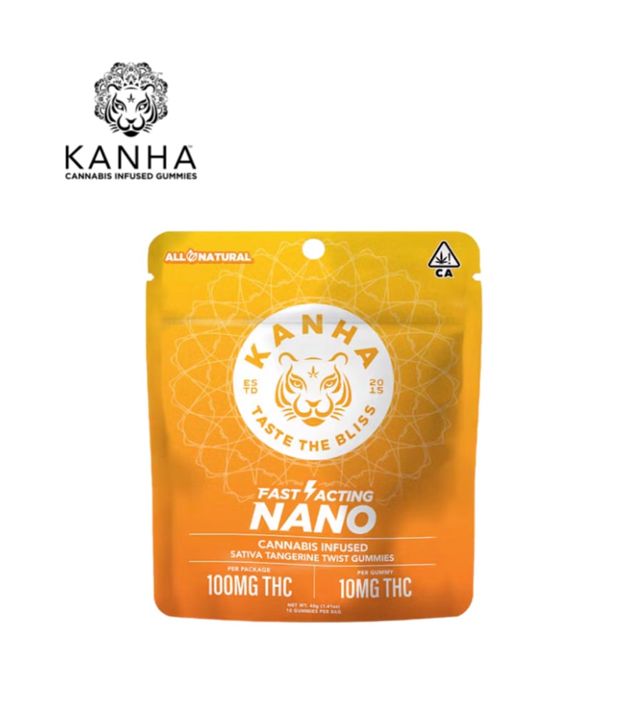 TANGERINE TWIST 100MG 10 PACK NANO GUMMIES
