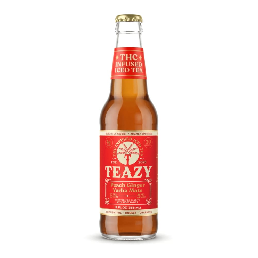 Teazy - Peach Ginger Yerba Mate 5mg