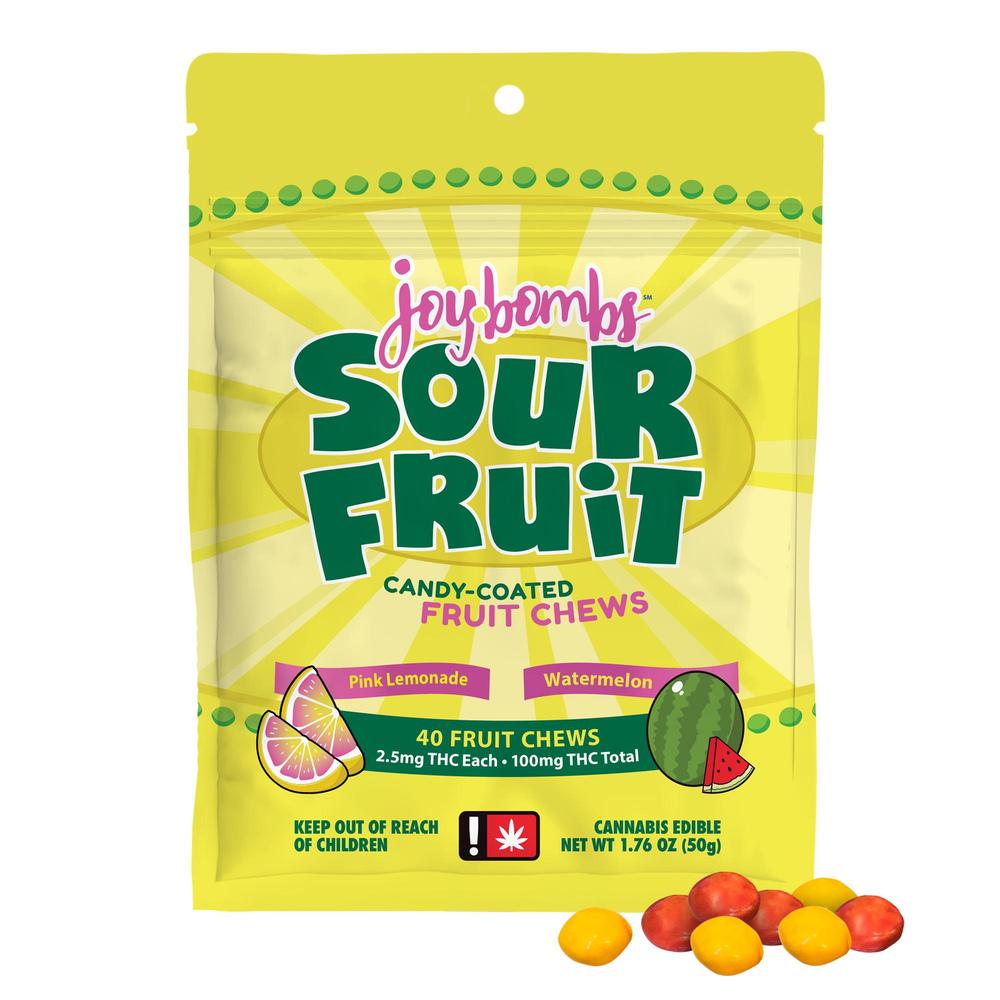 Joy Bombs Sour Fruit - 100mg THC (20pk / 5mg THC ea)