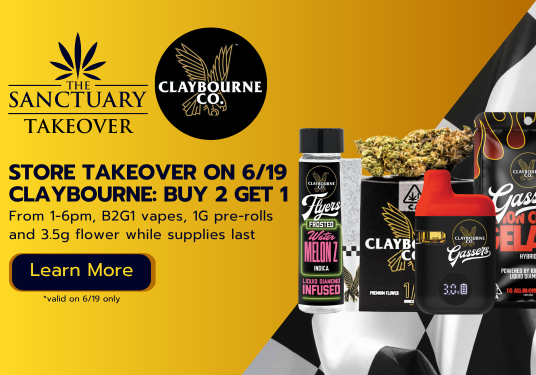 Claybourne Buy 2 Get 1 on 6/19 from 1-6pm