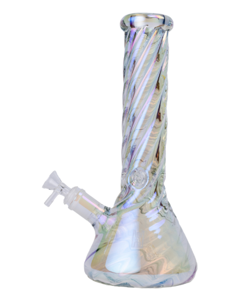 Twisted Iridescent Beaker