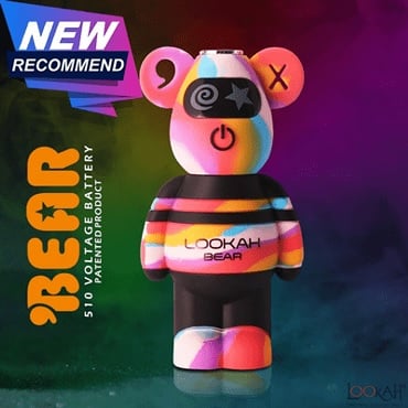 Bear Battery Rainbow Tiedye