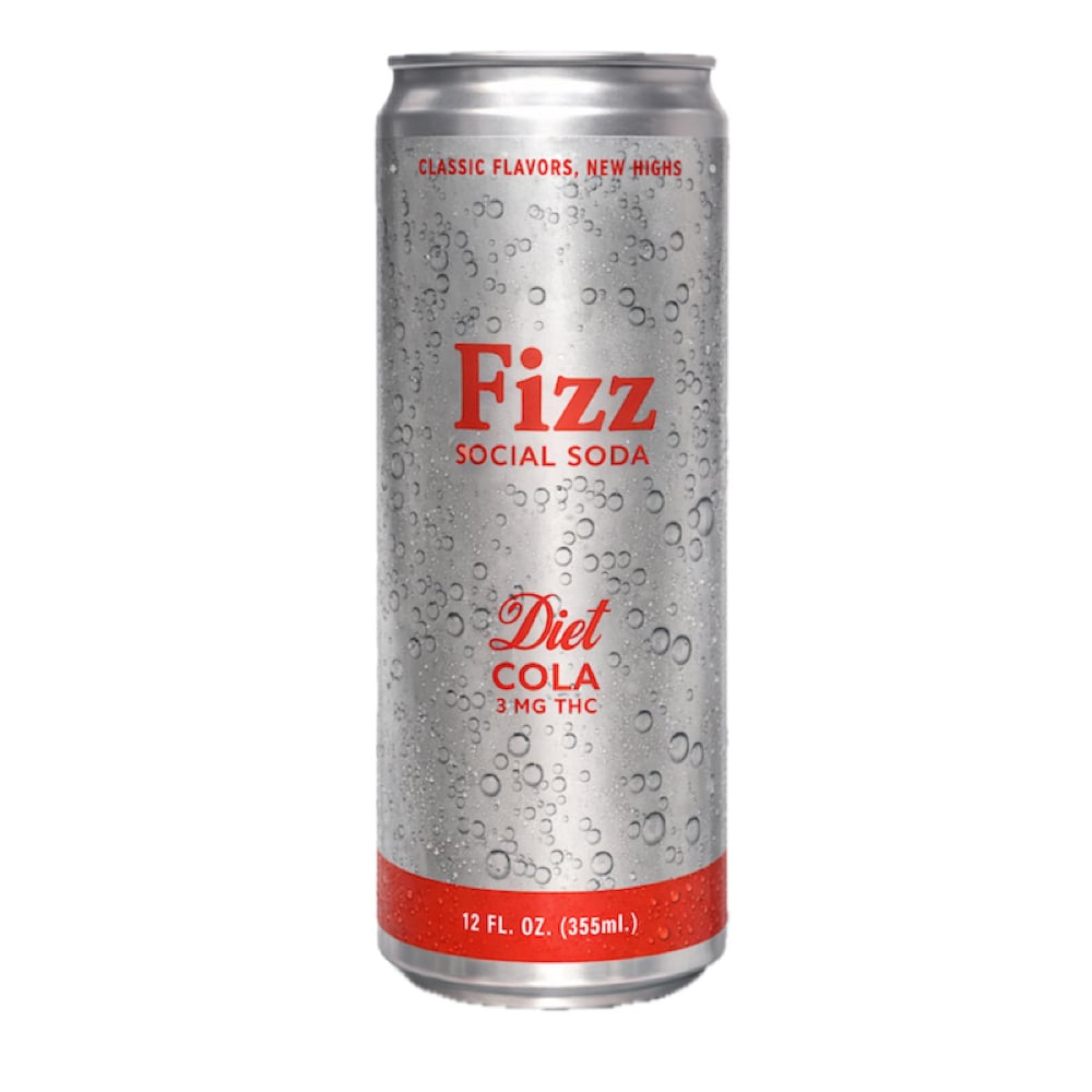 Fizz - Hemp Derived Diet Cola Social Soda 12oz (3mg)