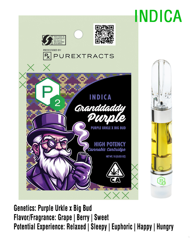 GDP - Indica - P2 High Potency Cartridge - 1g