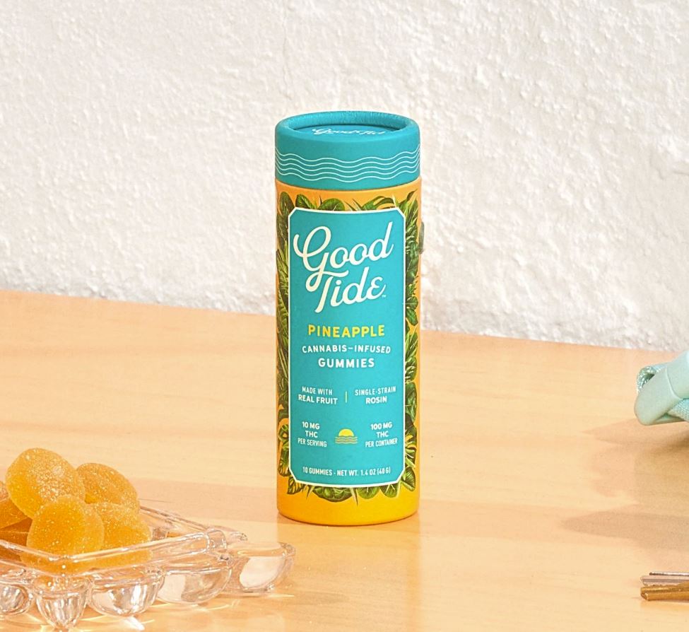 Pineapple Single-Strain Rosin Gummies | Uplifting | 100mg