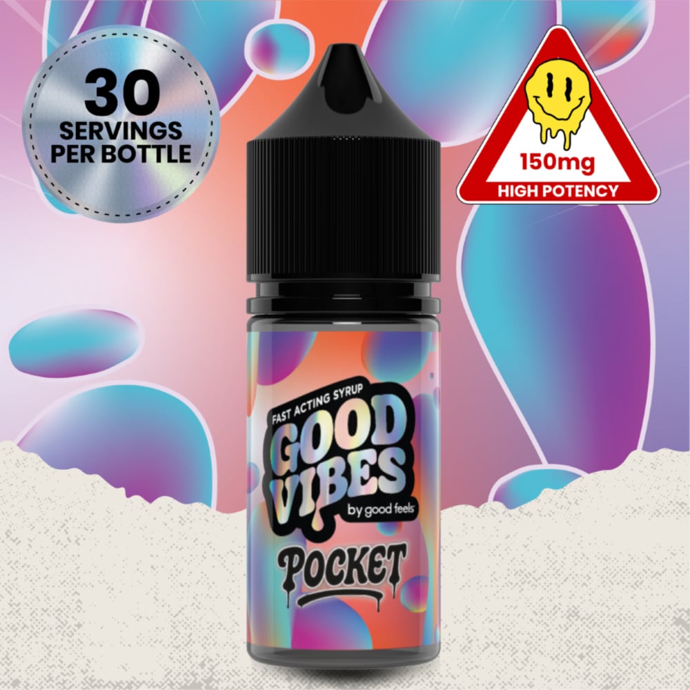 Good Vibes - Pocket Fast-Acting Unflavored Tincture Syrup (150mg)
