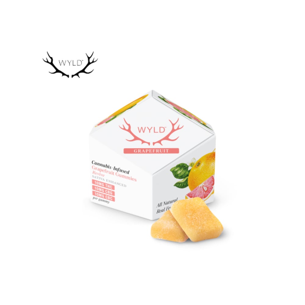 GRAPEFRUIT 1:1:1 THC:CBG:CBC 100MG 10 PACK GUMMIES