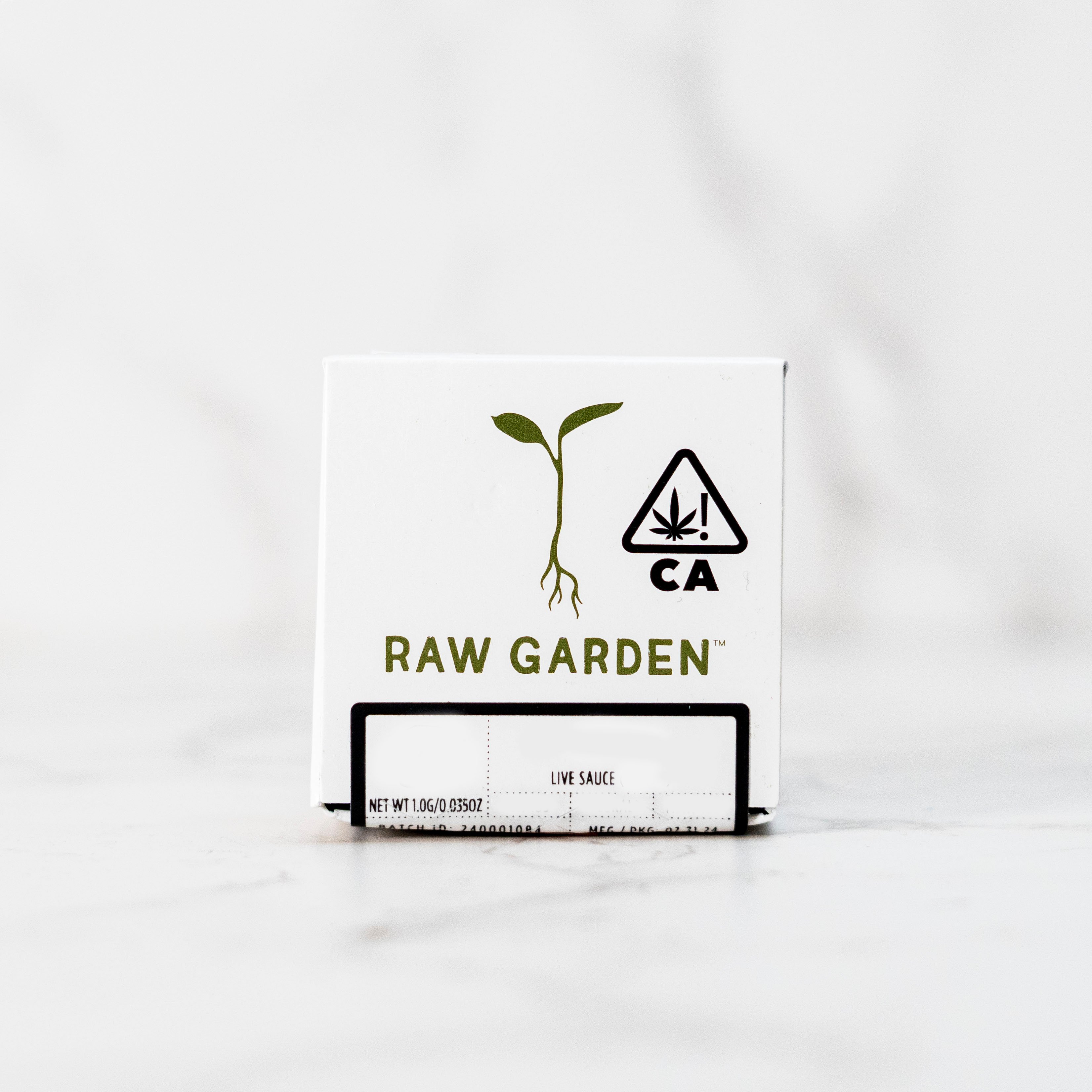 RAW GARDEN - GREEN CRACK - LIVE SAUCE - SATIVA - [1G]