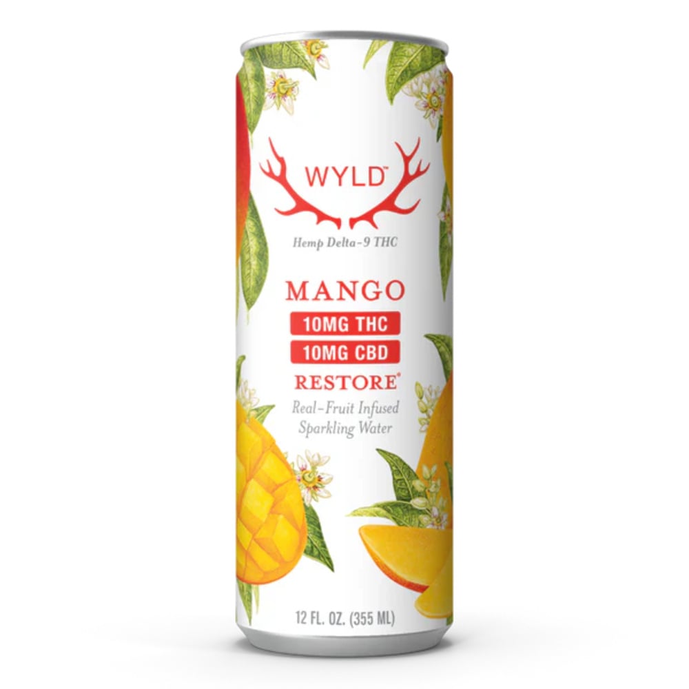WYLD - Hemp Derived - Mango 10mg THC 10mg CBD