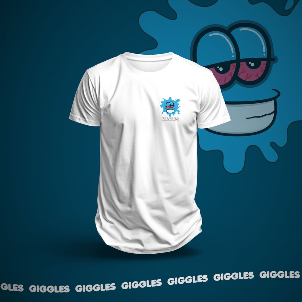 Giggles Balance White T-Shirt [XL]