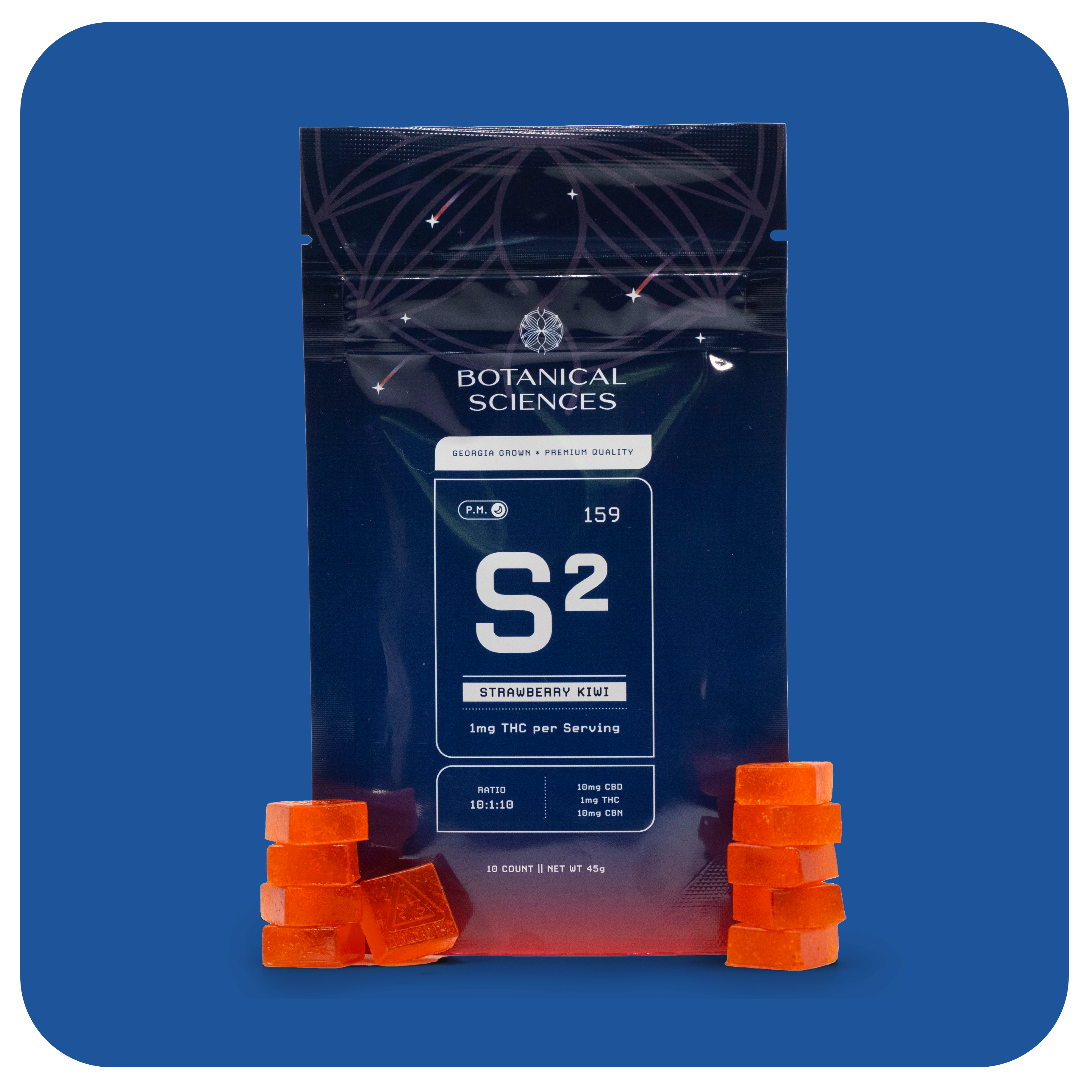 10:1 Strawberry Kiwi - PM (100mg CBD/10mg THC/100mg CBN)