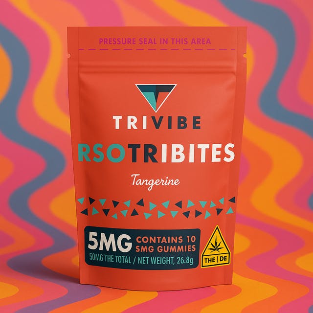 TriBites Tangerine RSO Gummies [10pk] (50mgTHC)