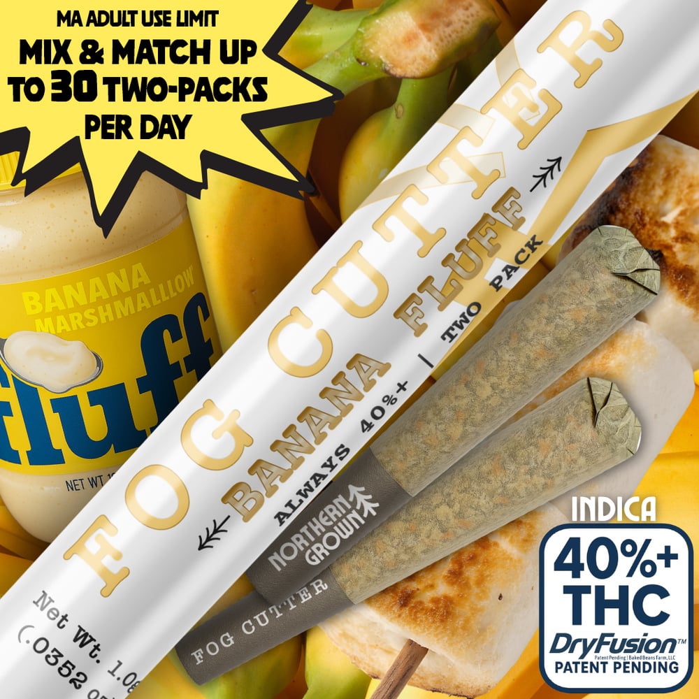 Fog Cutter - Banana Fluff Infused Hydro Pre-Roll 0.5g 2pk (1g) product photo