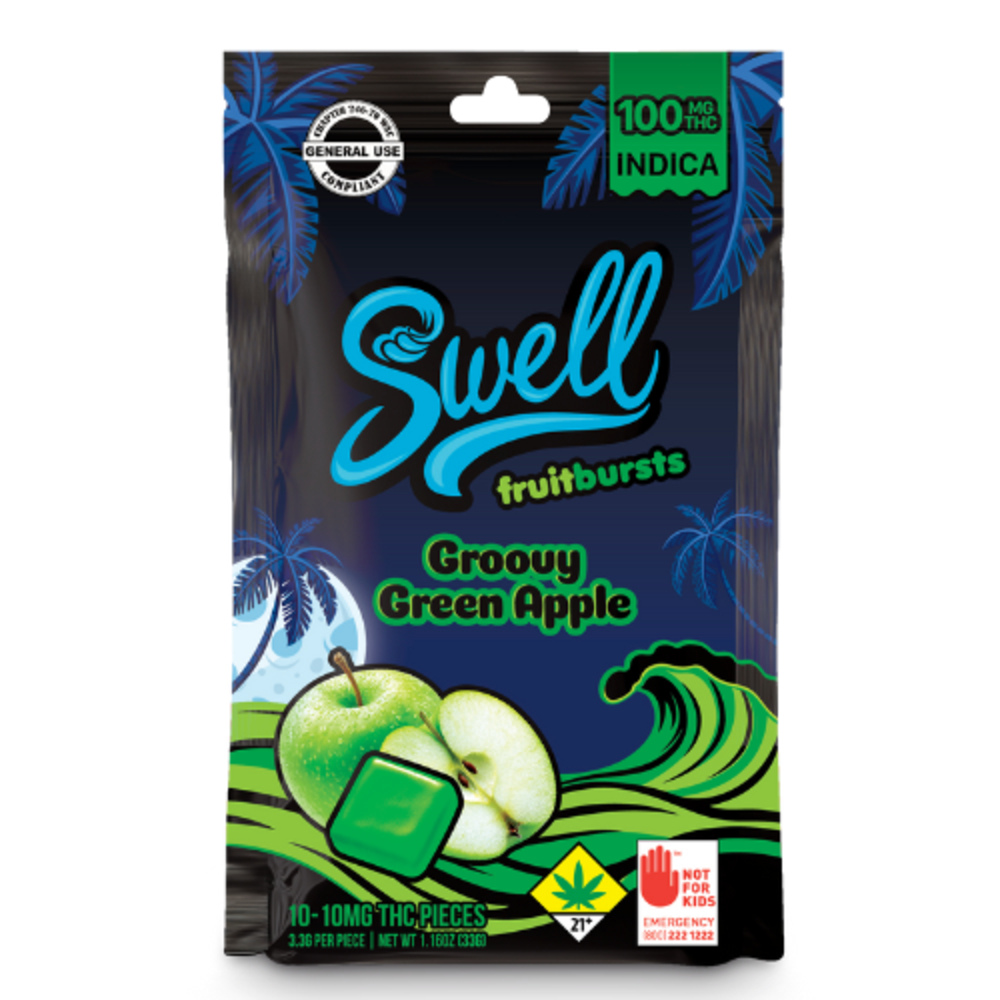 Groovy Green Apple - Indica [10pk] (100mg)