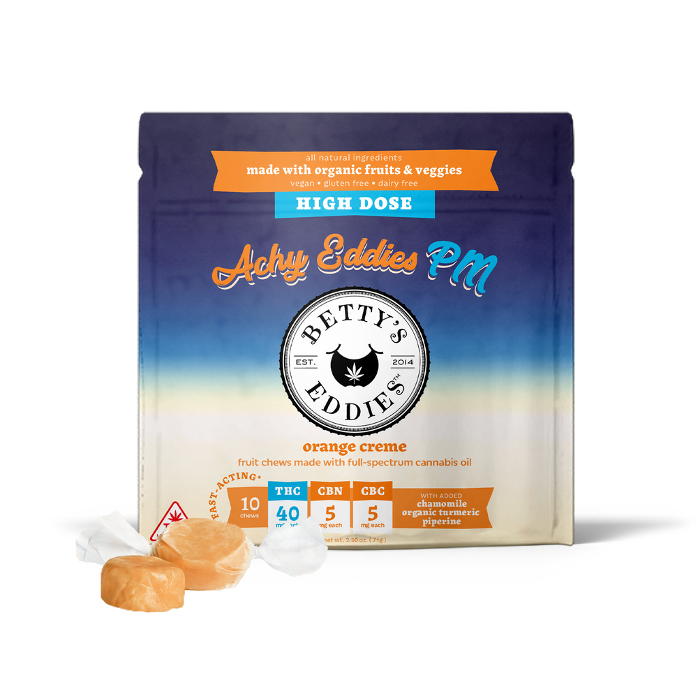 Achy Eddies PM Orange Creme [10pk] (400mg THC/50mg CBN/50mg CBC)