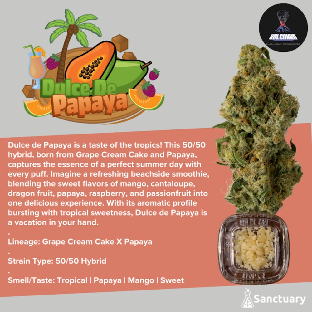 Volcanna  Dulce De Papaya Crumble