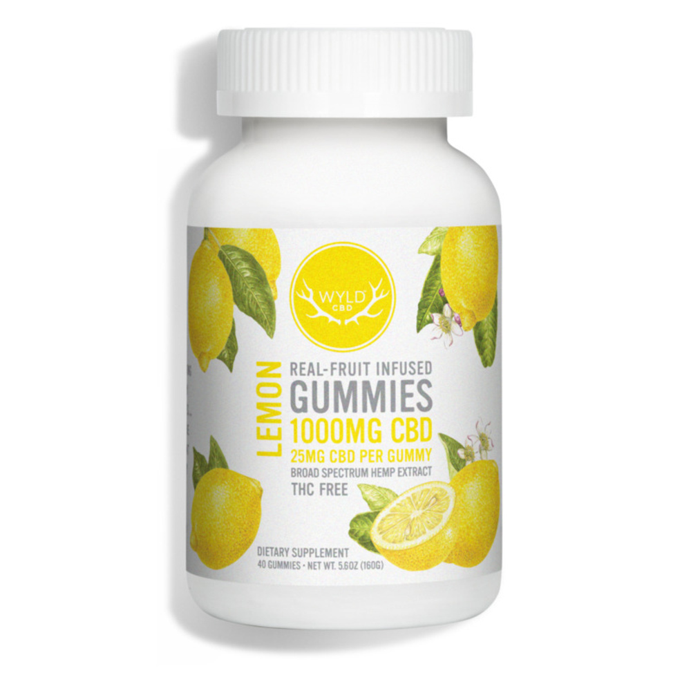 1000mg Lemon CBD Gummies (40-pack)