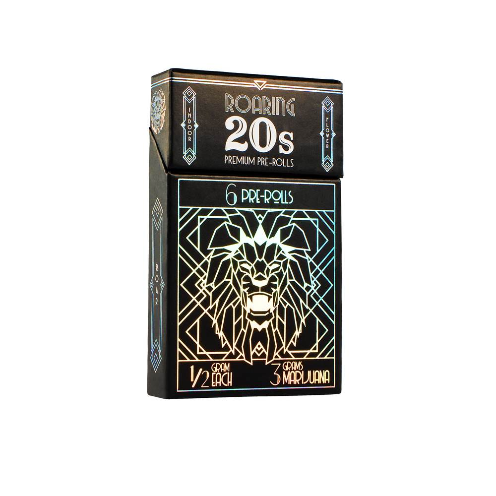Roaring 20s ROAR 6 Pack Prerolls 3g - Hibiscuits