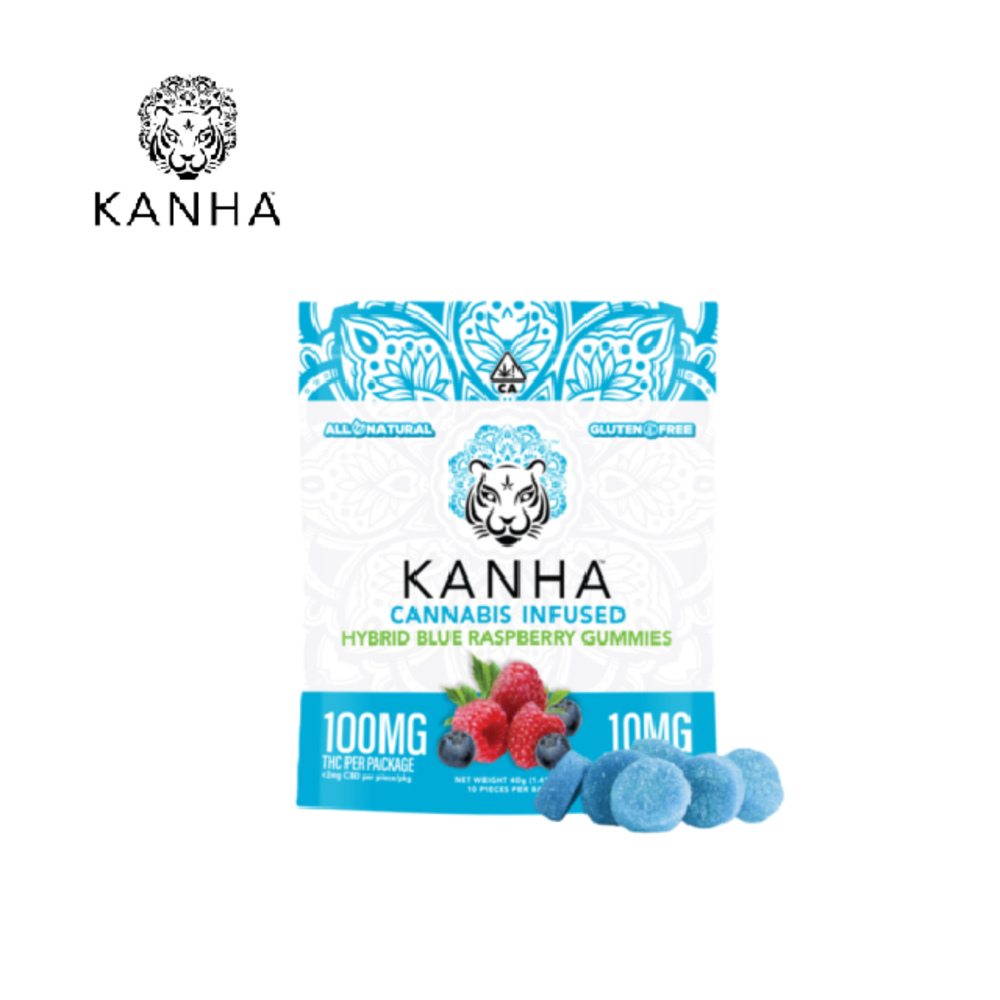 BLUE RASPBERRY TRANQUILITY 1:1:1 THC:CBD:CBN 10 PACK GUMMIES