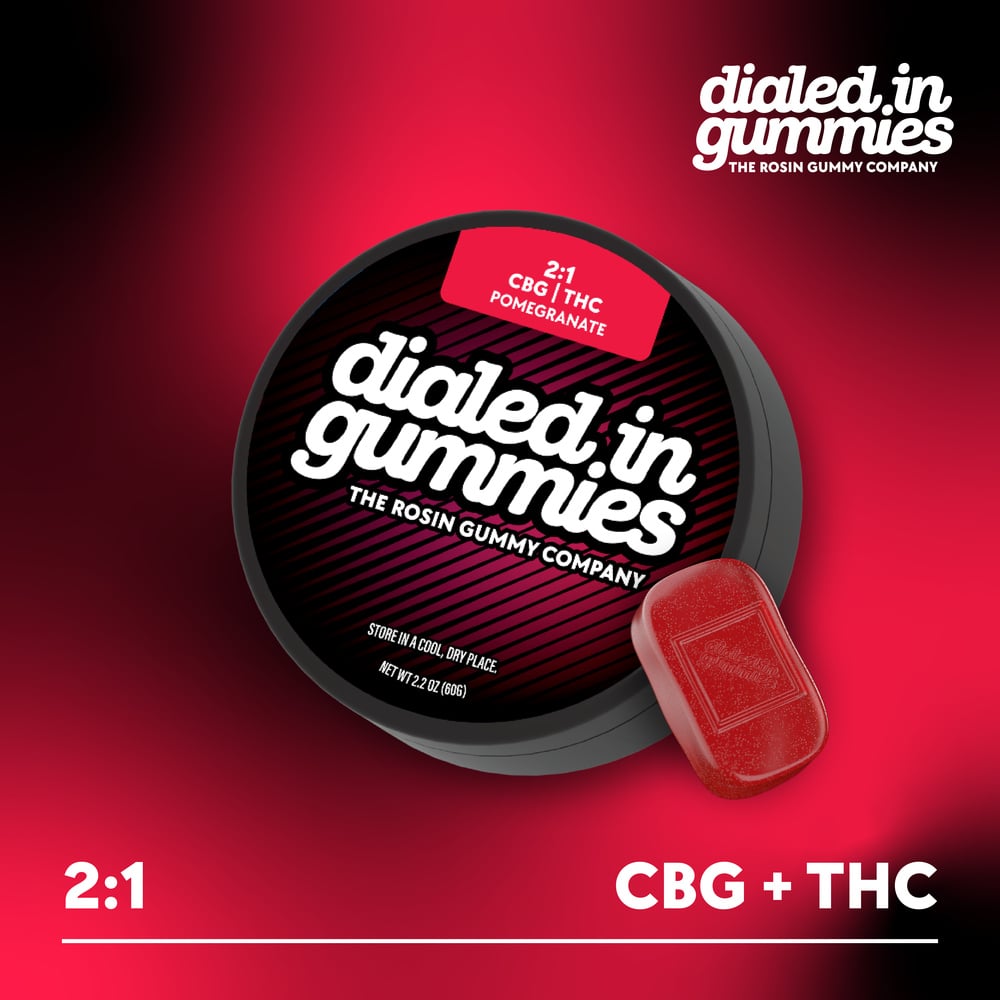 100mg - Pomegranate 2:1 - Rosin Gummies (10pk)