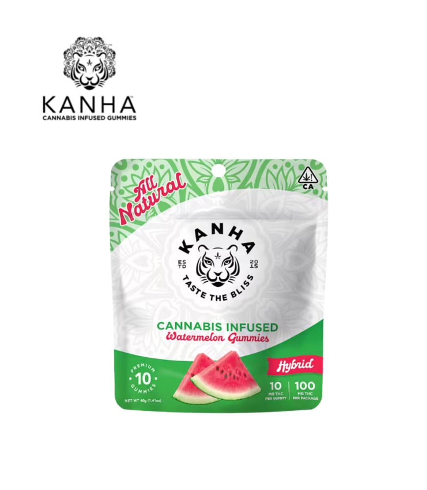 WATERMELON 100MG 10 PACK GUMMIES