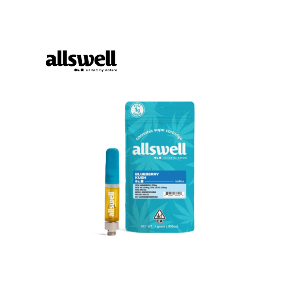 Blueberry Kush 1g Cartridge
