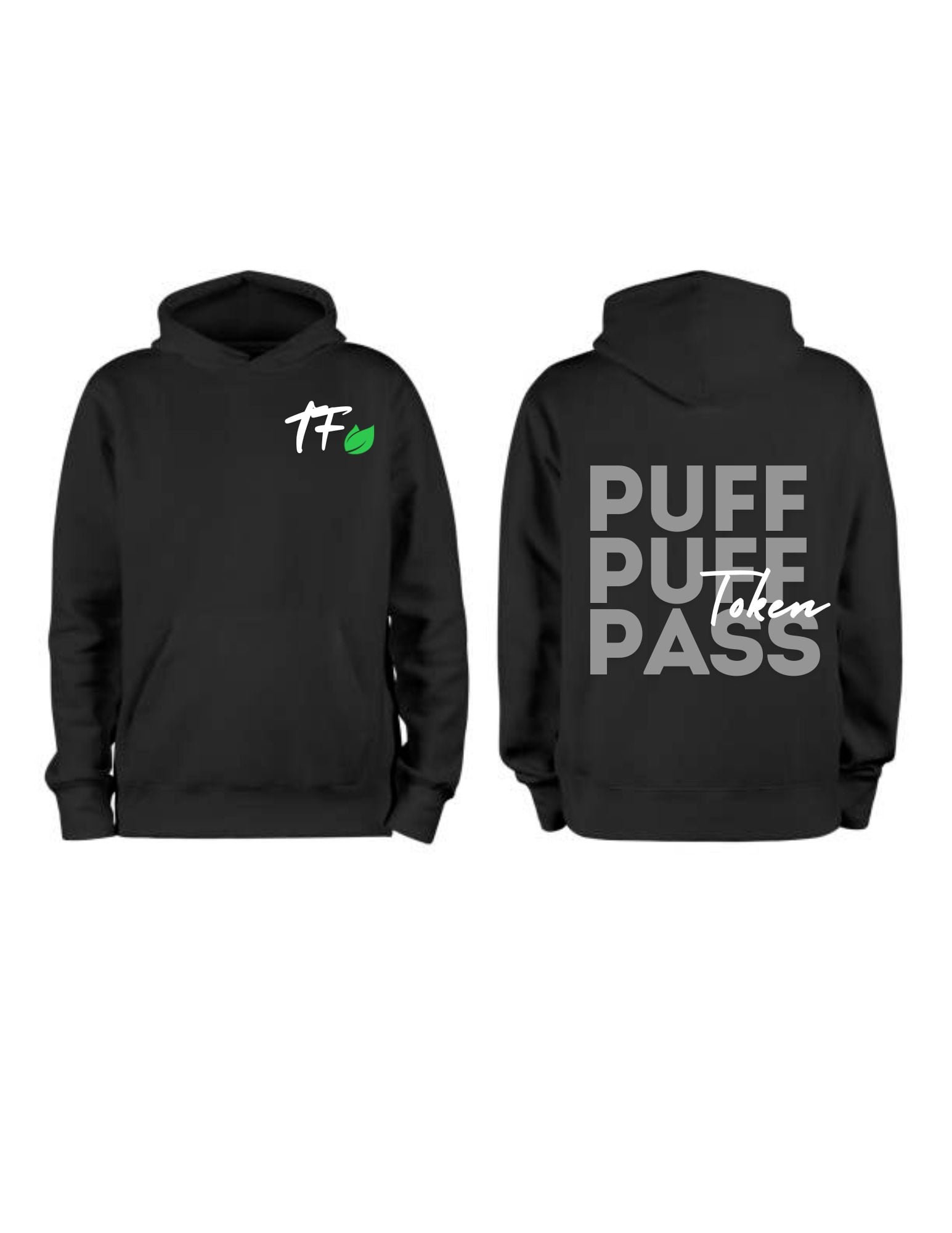 Puff Puff Black Hoodie | 2XL