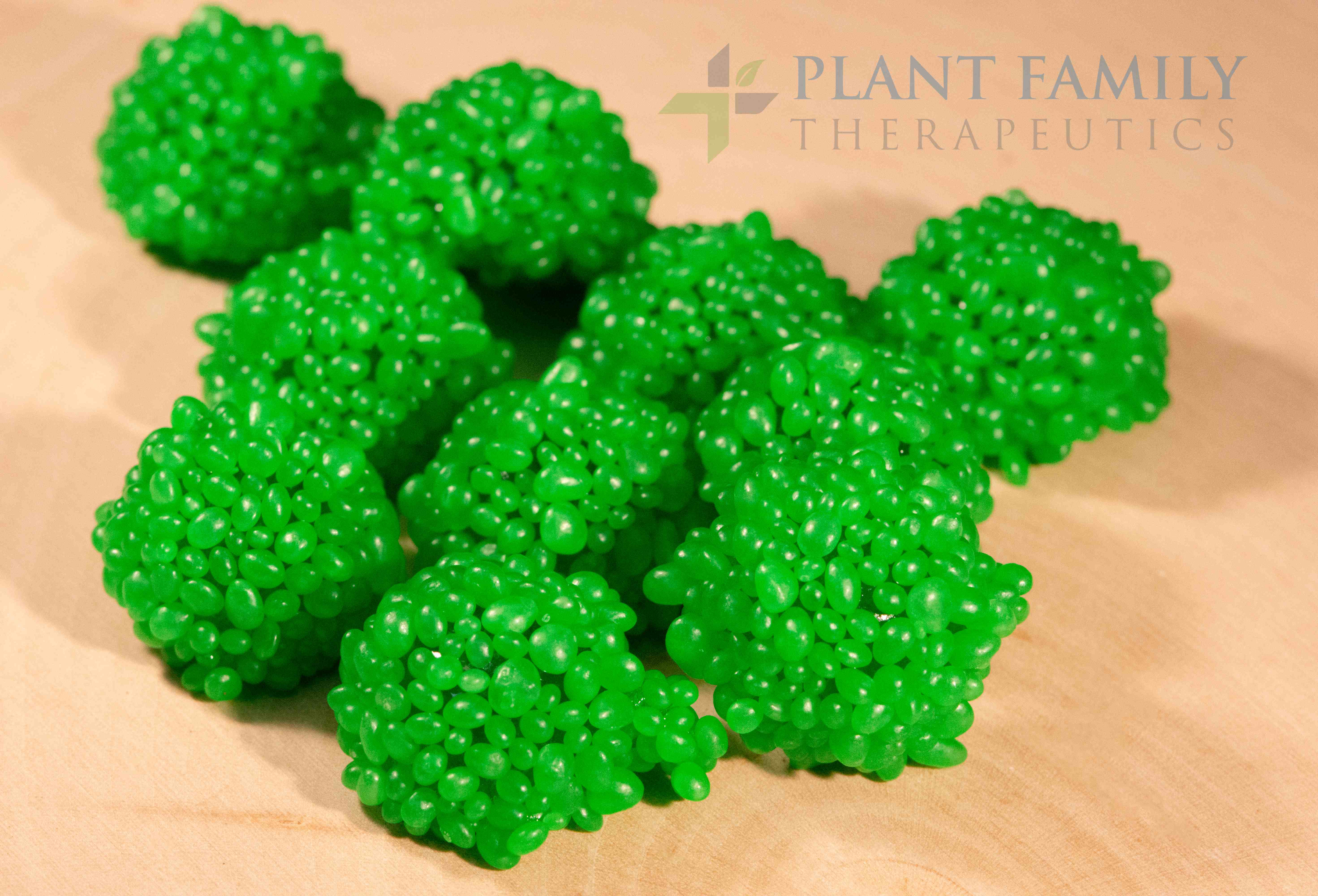 Canna Comets Blue Razz THC Infused Gummy Clusters [10pk] (100mg)
