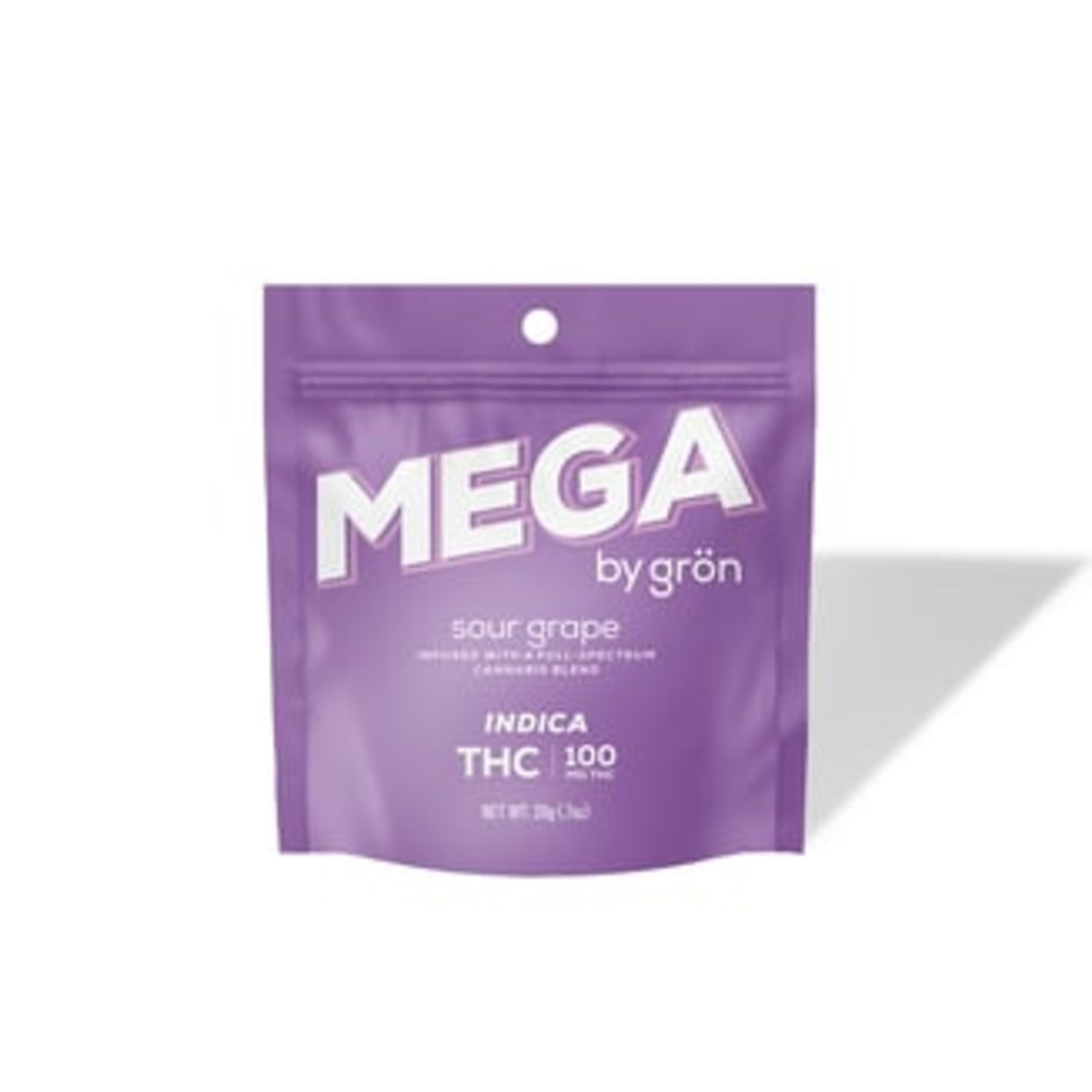 THC Sour Grape Mega Pearl [1pk] (100mg)