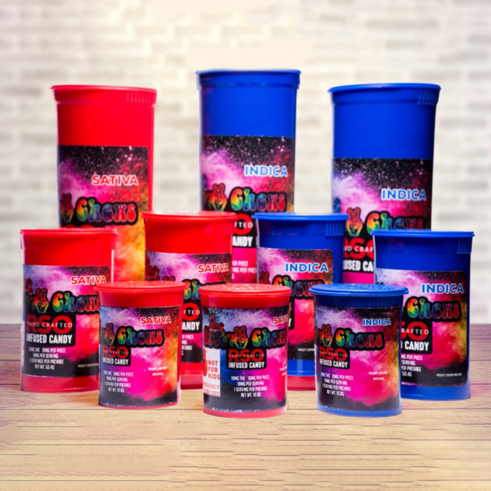 Indica (10mg) Sweet Nirvana Bakery Sour Groovy Chews Jane