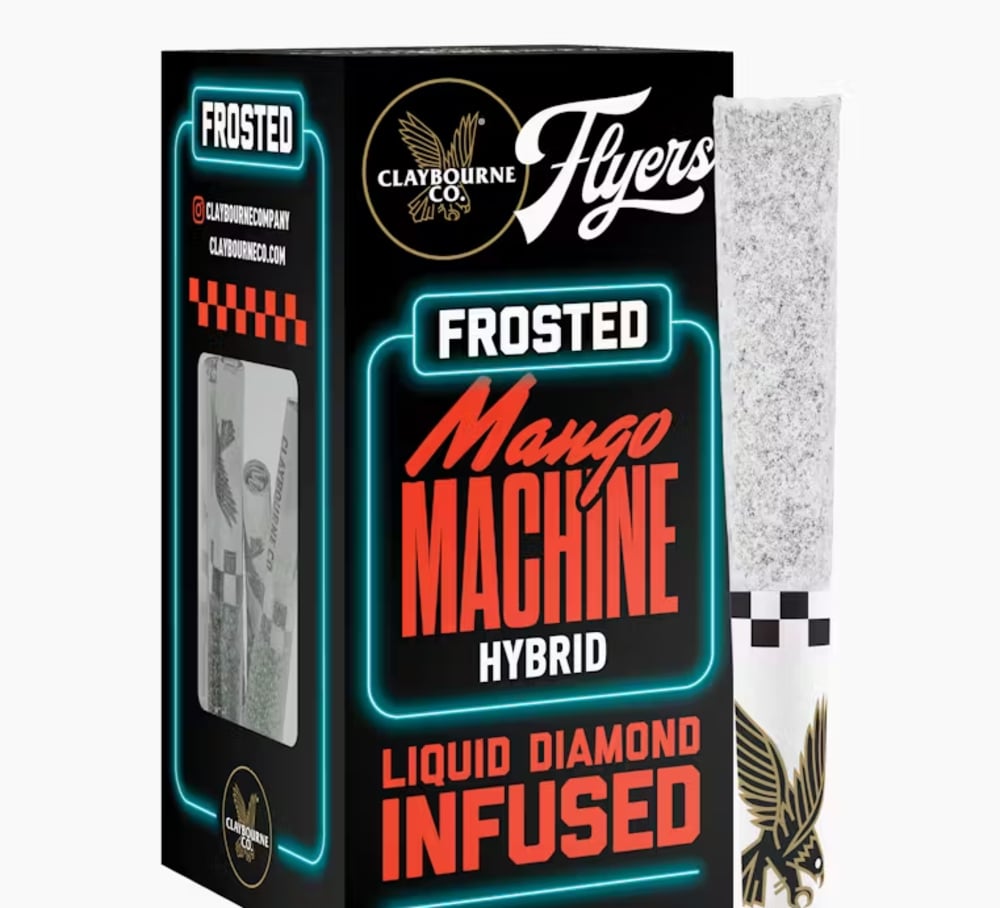 Mango Machine (2.5g) - Diamond Frosted Flyers Pre-Rolls